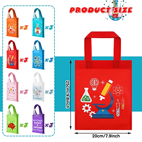 Ferraycle 24 Pcs Science Party Favor Bags, Stem Party Favor Bags, Blue - color: colorful