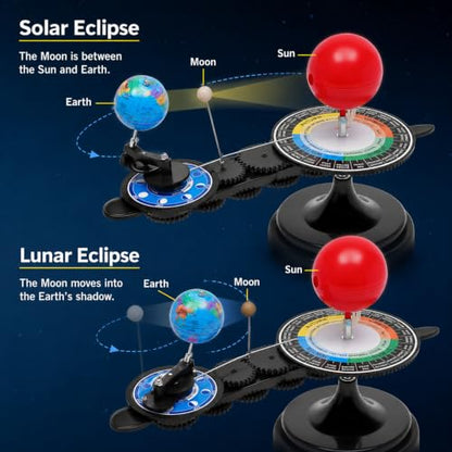 Sun Earth Moon Orbit Model Kit for Classroom Astronomy -Globe