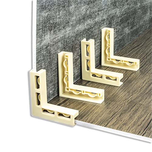 Adjustable Universal Backdrop Board Bracket Vertical L Shape Background Holder Stand for Photograph Studio (4 Pack)
