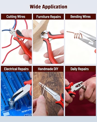6-Piece Mini Pliers Set