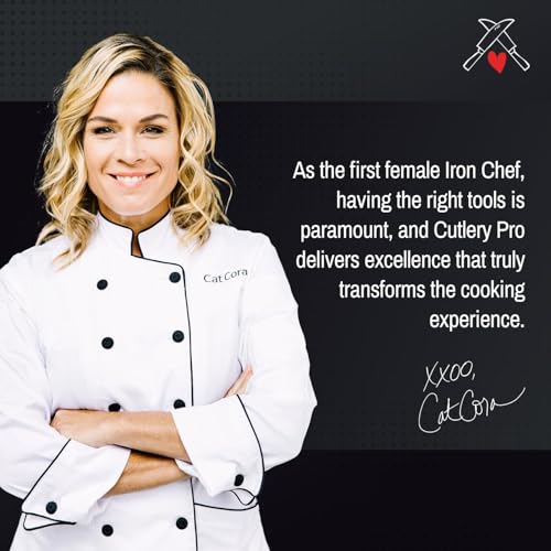 Cat Cora Offset Plating Tongs, Stainless Steel, Grooved Tips, Spring Action, Fine Garnishing and Decorating Control - style: Plating Tongs