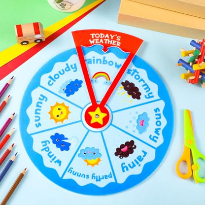 Marspark Weather Wheel, Educational and Learning Activities for Kids - style: Weather