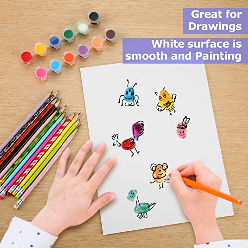Ctosree 5 Pcs Self Stick Mounting Board 5 x 7 Inch, Acid-Free DIY Craft & Embroidery Backing Board for Cross Stitch, Photos, Posters, Easy to Use