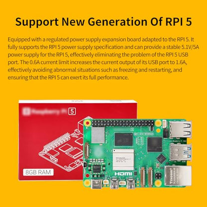 Yahboom 6DOF Robotic Arm for Raspberry Pi5-4GB ROS2,3D AI Vision Camera,Desktop Collaboration, Developed Python Programming for Mechanical Engineer