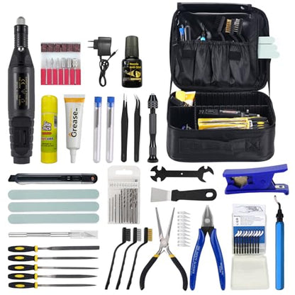 3D Printer Tools Kit with Tool Organizer Bag,3D Printing Essential Accessories, Nozzle Cleaning Kit, Deburring Tool & Scraper for 3D Printing Maintenance - Removing, Smoothing, and Finishing