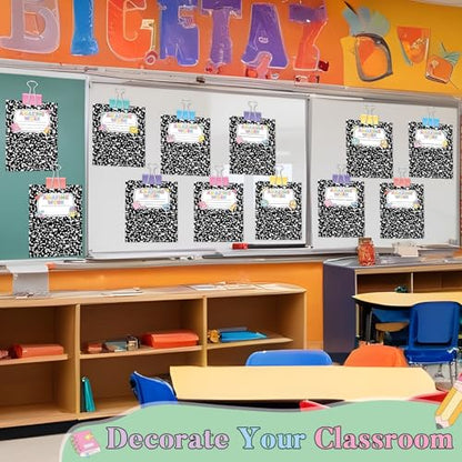 Composition Display Bulletin Board Student Work Classroom Display Bulletin Board Decor Inspirational Student Work Wall Cutout Back to School Borders for Teacher Classroom Office Chalkboard Wall Decor