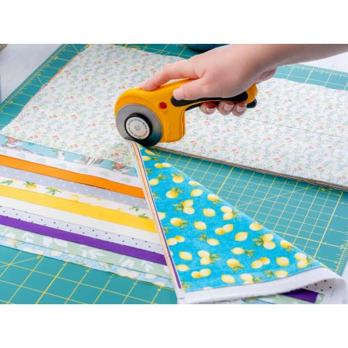 OLFA 60mm Ergonomic Squeeze-Handle Rotary Cutter (RTY-3/DX) - 12-Layer