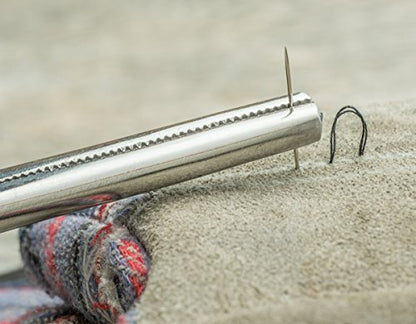 SE 16-Inch Stainless Steel Straight Forceps - Self-Locking, Serrated Tip for Precision Grip and Clamping - Perfect for Crafting, Fishing Tasks, Jewelry Making, and More! -615FS - size: 16", style: Straight