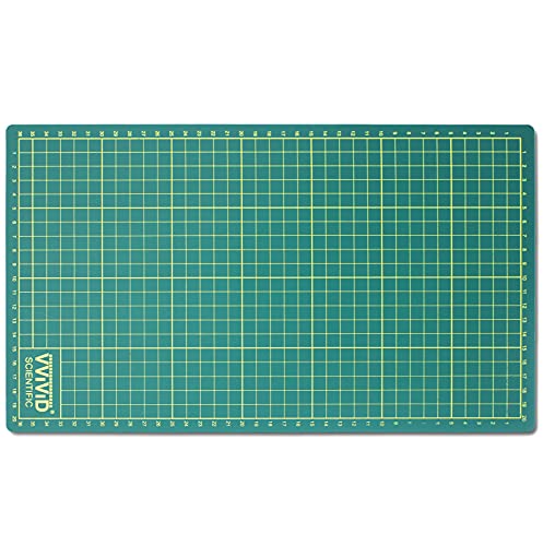 VViViD Rotary Cutting Mat 15” x 8.2” Inches, Self Healing, for Sewing, Crafting, Scrapbooking