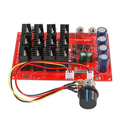 PWM DC Motor Speed Controller 10-50V 60A High Power HHO RC Driver Motor Controller PWM Controller Module 12V 24V 48V 3000W Extension Cord with Switch