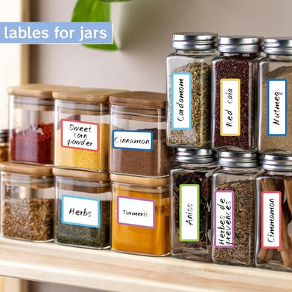 540Pcs Removable Labels, Colored Labels Stickers - color: Bright