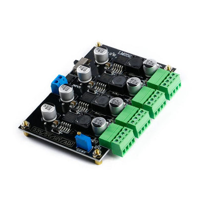 LM2596 Multi-Channel Switching Power Supply Module 3.3V/5V/12V/ADJ Adjustable Voltage Output Buck Converter DC-DC Step-Down Power Supply