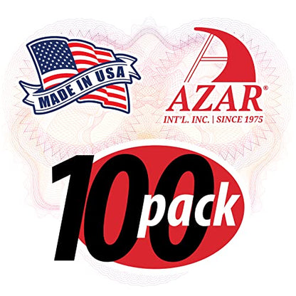 Azar Displays Azar 700017 Metal Prong Hook, 100-Piece Set (700017-100PK) - size: 100 Pack