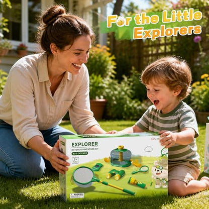 Kids Bug Catcher Kit Outdoor Explorer Set Educational Nature Toy Ages 3-12 - size: 378-3