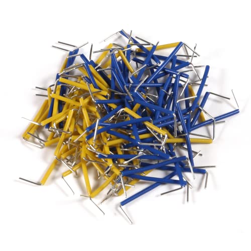840 Pieces Breadboard Jumper Wire Cables Kit 14 Vaules Assorted Jumper Wire Connecting Line Cables for Breadboard Prototyping Flexible Circuits - size: 840pcs