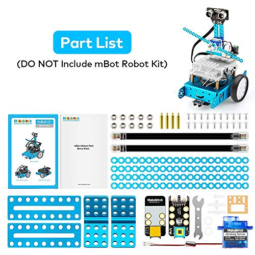 Makeblock mBot Robot Kit + Servo Pack Robot Add-on Pack