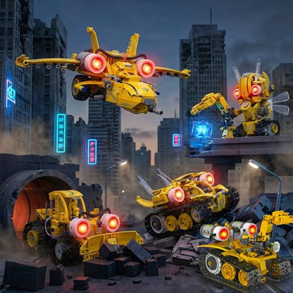 5-in-1 Programmable Robot Kit, Robot Building Kit, Servo