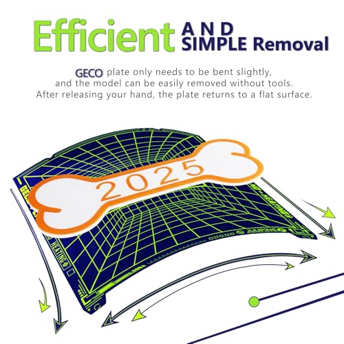 Upgraded k1c Build Plate Geco Plate,235x235 MM PLA Cold Printing Plate (No Heating) Energy Saving 0℃ Printing Spring Steel Hot Bed for Creality K1/Ender 5 S1/Ender 3 S1/ S1 Pro/Ender V3 SE/ V3 KE - size: 235x235mm( for K1/K1C/Ender 3 V3 SE/KE)