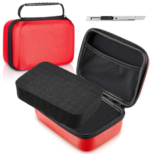 Relaxweex Hard Case with Foam, 13.5 X 9.8 X 5.5 Inch, Red - color: Red, size: 13.5 x 9.8 x 5.5 inch