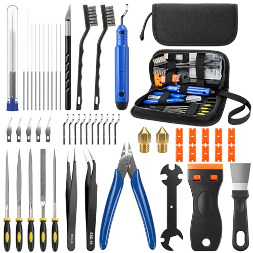 FACIACC 54PCS 3D Printer Tools Kit with Bag, 3D Printer Accessories