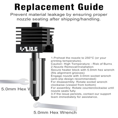 2-Pack Upgraded 0.6MM Hotend kit for Bambu lab P2S/X2D/H2D/H2S/H2C（4-PK Silicone Socks with QR Code）, Extruder Include Hardened Steel Nozzle and electroplated Heating Block for bambus 3D Printer - style: 2PK 0.6mm Hotend
