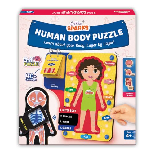 Smartivity Human Body Anatomy Puzzle for Kids 4-7 Years