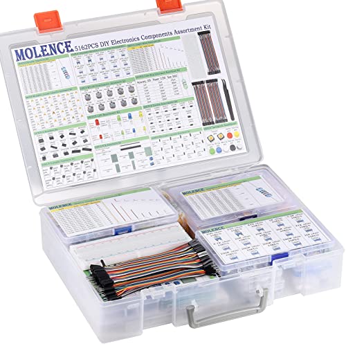 5162pcs DIY Electronics Components Kit Assortment