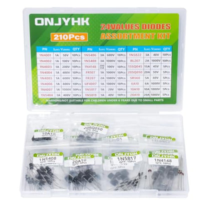 24Values 210PCS Diode Kit