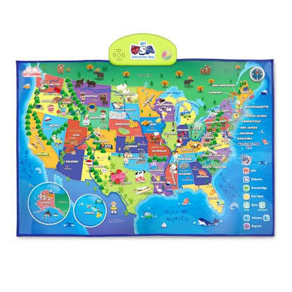 BEST LEARNING i-Poster My USA - Interactive Talking US Map for Kids - style: USA Map