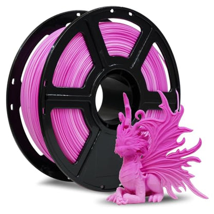 FLASHFORGE Rapid PLA Filament 1.75mm Pink White Gradient, 500mm/s High Speed Printing, 3D Printer Filament 1kg Spool, Dimensional Accuracy +/- 0.02mm, Enjoy Exceptional Print Quality - color: Pink White Gradient