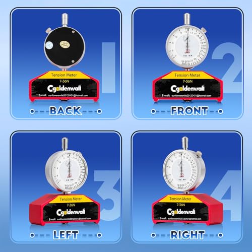 CGOLDENWALL High Precision Silk Screen Printing Tension Meter Force Meter Tester Newton Tension Gauge Measurement Tool in Silk Print 7-36N