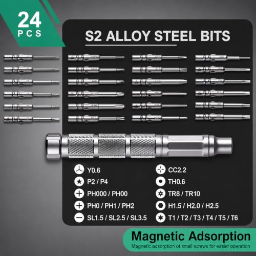 24 in 1 Small Precision Screwdriver Set, Mini Repair Tool Kit