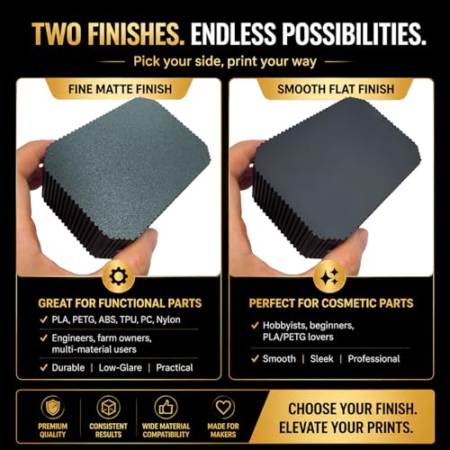 Upgraded Creator 5/5 Pro Smooth PEI Build Plate - size: 266x293mm