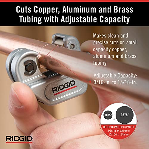 RIDGID 32985 Model 104 Close Quarters Tubing Cutter, 3/16-inch to 15/16-inch Tube Cutter - size: Pack of 1