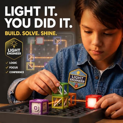 2026 New Laser Maze Reasoning Game, STEM Toys for Boys Ages 8-13