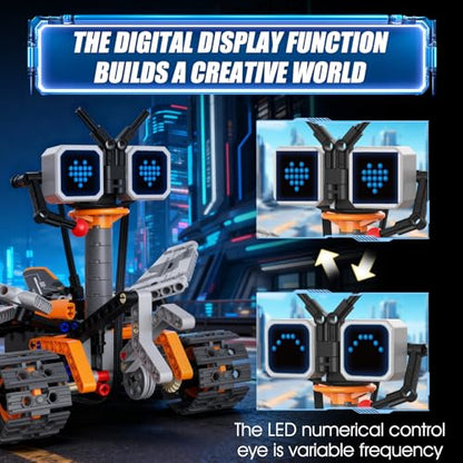 STEM Robotics Kit for Kids 8-12, APP & Remote Control Robot Building Kits