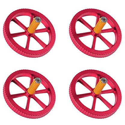 4PCS Upgraded Aluminum Hand Twist Leveling Nut with Hot Bed Die Springs and Screws for Ender 3/3 Pro/3 V2, Ender 5/5 Plus/Pro, CR-10, CR10S/10S Pro, CR 20 3D Printer Parts