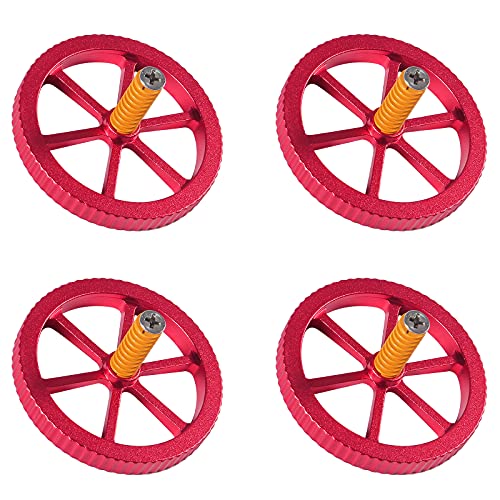 4PCS Upgraded Aluminum Hand Twist Leveling Nut with Hot Bed Die Springs and Screws for Ender 3/3 Pro/3 V2, Ender 5/5 Plus/Pro, CR-10, CR10S/10S Pro, CR 20 3D Printer Parts