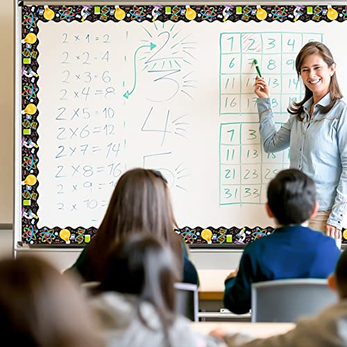 72 Feet Science Bulletin Board Borders Science Lab Border for Classroom Décor Back to School Office Party Decorations - color: Science