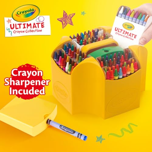 Crayola Ultimate Crayon Box Collection 152ct, Bulk School Supplies for Kids - size: 152 Count (Pack of 1), style: Ultimate Crayon Collection