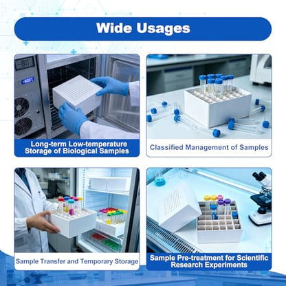 36-Place Cryo Boxes, 3 Inch Height, for 15ml Tubes, Pack of 5 - size: 36-well