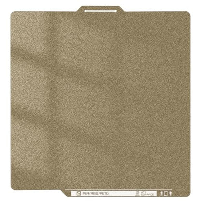 Upgraded 257x257mm Compatible with Bambu Lab X2D X1 X1C P1P P1S P2S A1 PEI Build Plate with Identification Code Double Sides Fine Powder Textured Flexible Removal Spring Steel Sheet - size: 257x257mm-pei