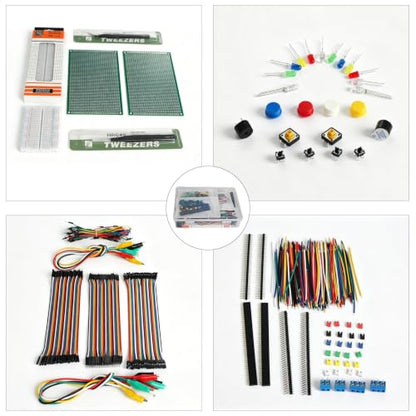 Electronic Component kit for Arduino Starter Kit Breadboard 830+400 PCB
