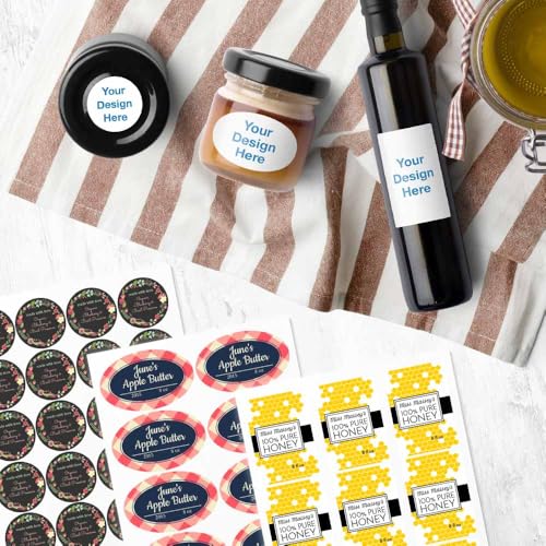 OnlineLabels 1.5" x 0.5" Labels - Removable White Matte - 10 Sheets - size: 10 Sheet Pack