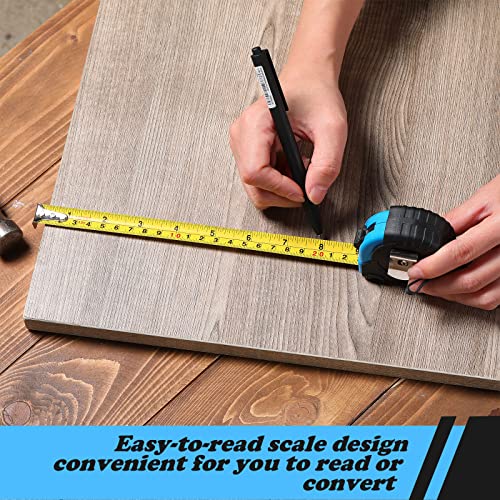 Xinnun 20 Pieces Tape Measure 12 ft, Easy Read Measuring Tape Bulk