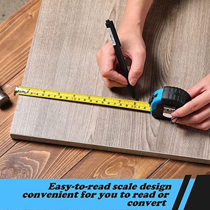 Xinnun 20 Pieces Tape Measure 12 ft, Easy Read Measuring Tape Bulk