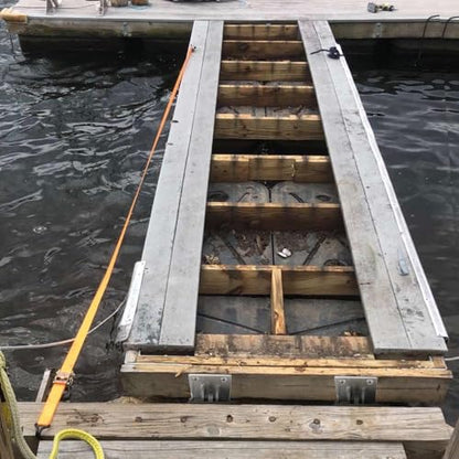 Floating Dock Hinges Hardware,Stationary Dock Connector Hinge Kit - color: Champagne