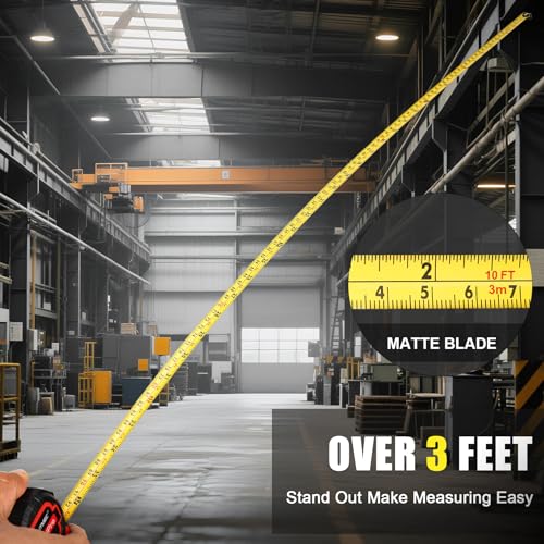 HAUTMEC 3pc Small Mini Tape Measure 10ft, Keychain Measuring, Metric and Imperial Scales, Retractable Pocket Measurement Suitable for Homeowners, HT0252