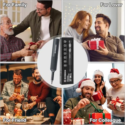 SHARDEN 27-in-1 Precision Screwdriver Set Multi Bit Mini Small Screwdriver - color: Grey, size: Pocket Size-Precision
