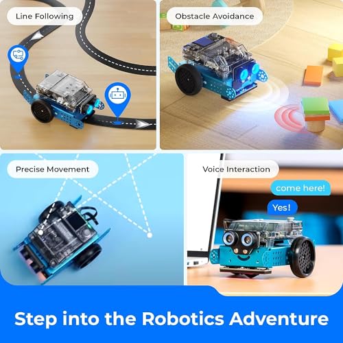 Makeblock mBot2 Coding Robot for Kids, Code Learning Support Scratch & Python Programming, Robotics Kit for Kids Ages 8-14 and up, Building STEM Robot Toys Gifts for Boys Girls (Pack of 2) - size: Set of 1 (Pack of 2)